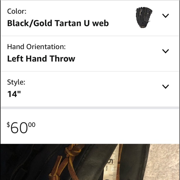 GUC - Adult Mizuno Glove - Picture 6 of 6